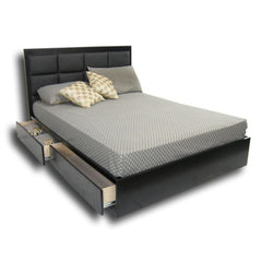 Rockford King Storage Bed - Upholstered Headboard